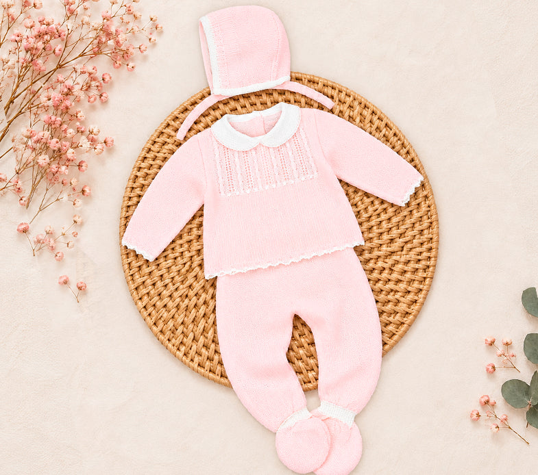 Primavera Spanish Style Knitted Baby Set
