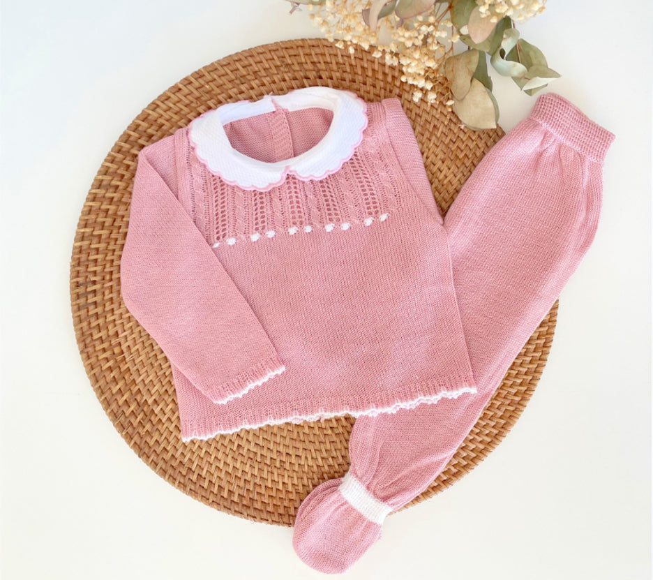 Primavera Spanish Style Knitted Baby Set